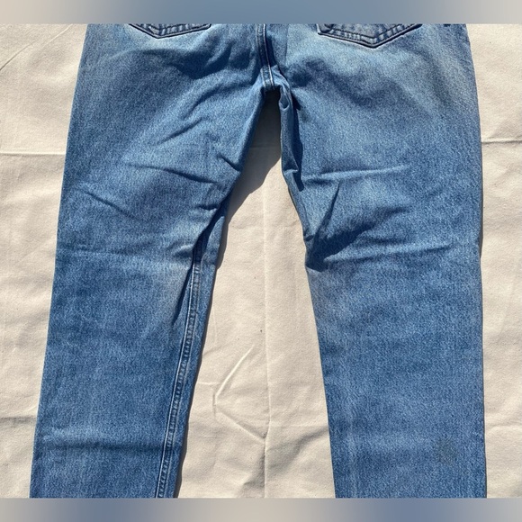 90s Y2K Carhartt Light Wash Men's Denim Traditional Fit Casual Jeans 34x32 - Picture 10 of 11